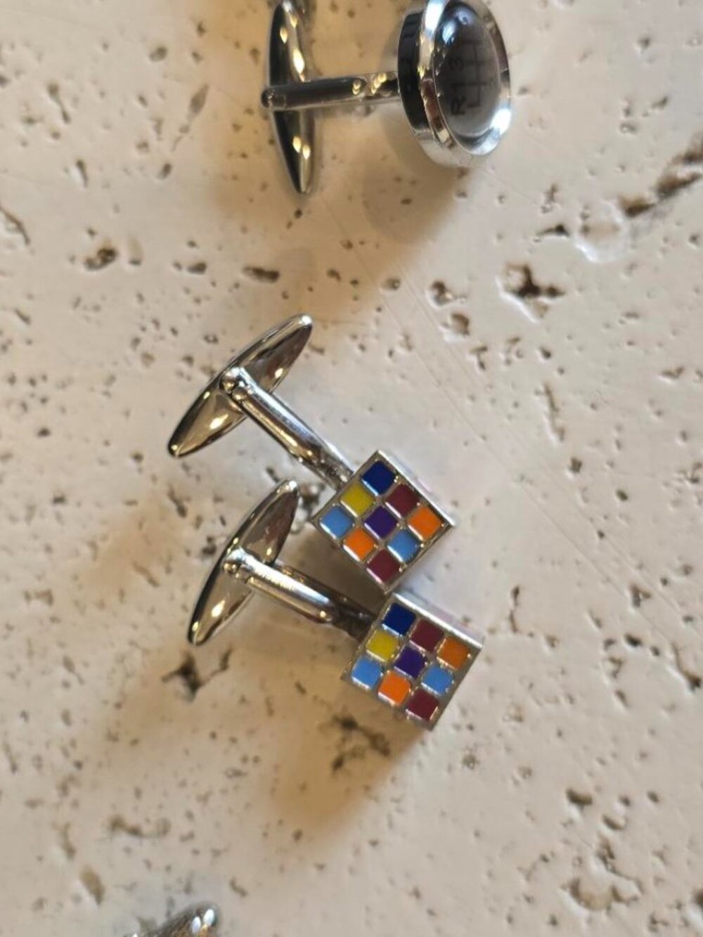 Mixed Lot of 14 Men's Cufflinks | Designer & Novelty EUC - Picture 9 of 13